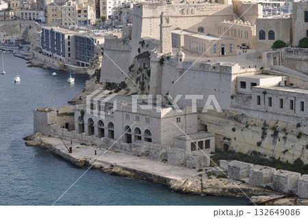Valetta Malta Waterfront on the Grand Harbour Valetta Malta Waterfront on the Grand Harbour 132649086