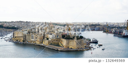 Valetta Malta Waterfront on the Grand Harbour Valetta Malta Waterfront on the Grand Harbour 132649369