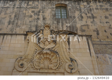 Detail of the St John's Co-Cathedral is a Catholic co-cathedral in Valletta, Malta, dedicated to Saint John the Baptist 132649410