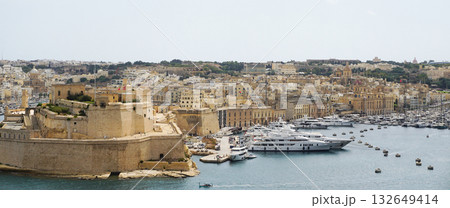 Valetta Malta Waterfront on the Grand Harbour Valetta Malta Waterfront on the Grand Harbour 132649414