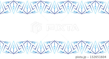 Winter background in blue colors. Winter background of snowflakes. Seamless border of snowflakes. Christmas card without text Winter background in blue colors. Winter background of snowflakes. Seamless border of snowflakes. Christmas card without text 132651604