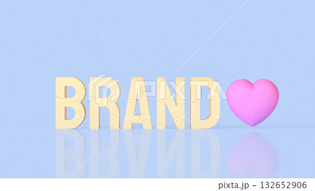 The Brand for Product or marketing concept 3d Rendering. 132652906