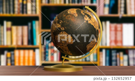 The Globe model for education or sci concept 3d Rendering. 132652957