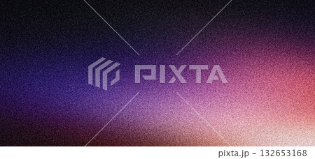 Dark grainy color gradient background, purple pink blue black colors abstract banner poster cover backdrop design 132653168