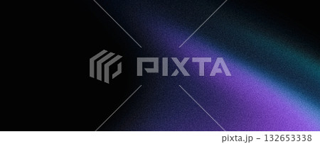 Dark grainy background, glowing blue purple black gradient, noise texture banner poster header design 132653338