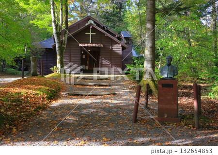 軽井沢ショー記念礼拝堂（旧軽井沢通り） 132654853