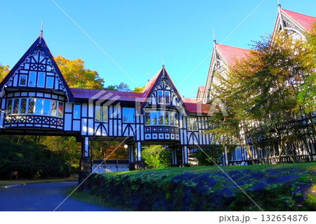 秋のリゾートホテル（北軽井沢） 132654876