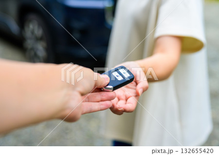 鍵の受け渡し 鍵の受け渡し 132655420