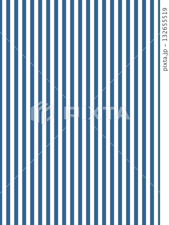 ストライプ縦縞パターン背景イラスト　紺青色白　チラシ　フライヤー　ベクター　シンプル 132655519