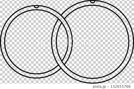 結婚指輪のシンプルなアイコン 132655766