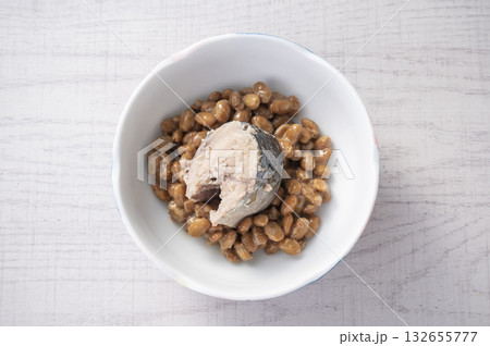 サバ缶納豆 132655777