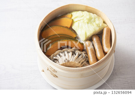 野菜のせいろ蒸し 132656094