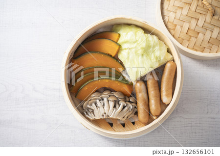 野菜のせいろ蒸し 132656101