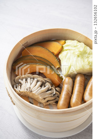野菜のせいろ蒸し 132656102