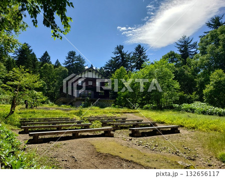 夏のハイキング 夏のハイキング 132656117