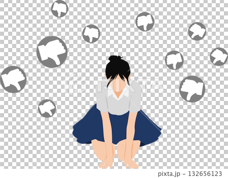 社群媒體圖形插圖 132656123