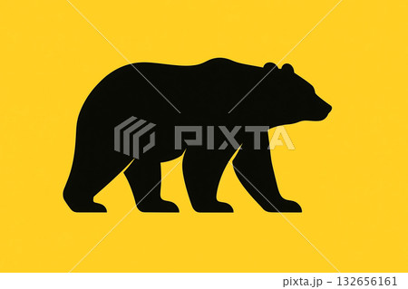 熊　シルエット 132656161