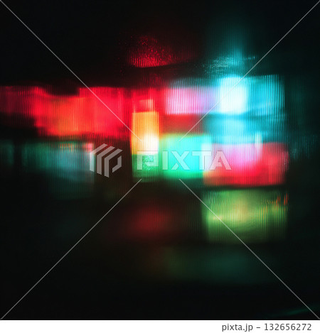 抽象的なイルミネーションに照らされた背景　AI画像 132656272