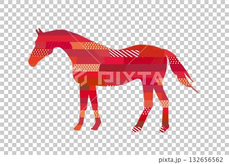 2026 New Year's card horse_red 2026 New Year's card horse_red 132656562
