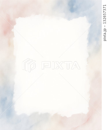 淡いパステルカラーのもやもやで囲んだフレーム背景素材テクスチャ 132657371