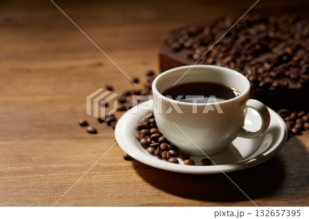 ホットコーヒー イメージ ホットコーヒー イメージ 132657395