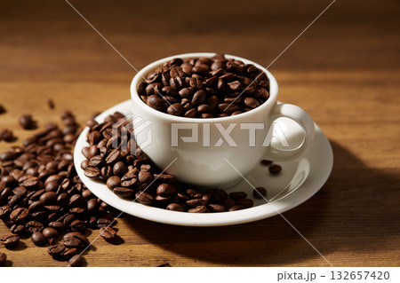 ホットコーヒー イメージ ホットコーヒー イメージ 132657420