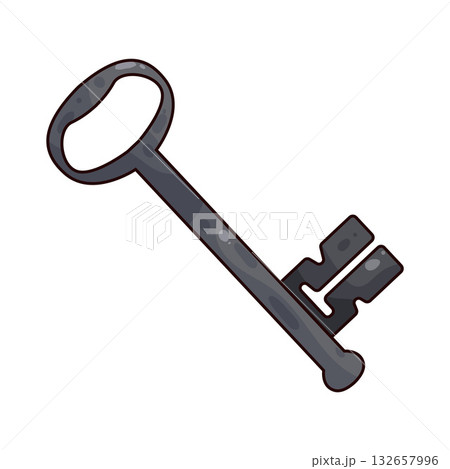 illustration of Old Key illustration of Old Key 132657996