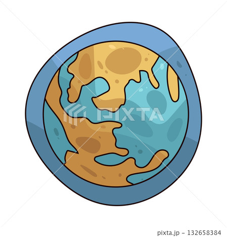 illustration of Earth 132658384