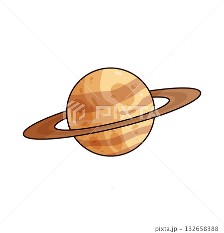illustration of Saturn 132658388