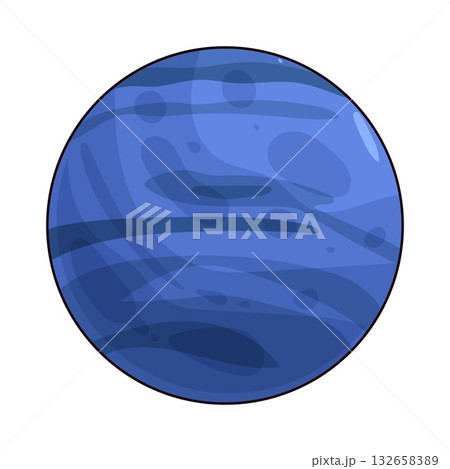 illustration of Neptune 132658389