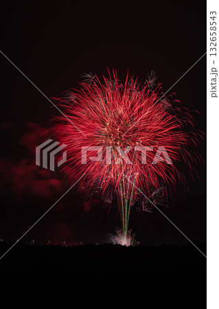 森町の森町納涼花火大会の風景(静岡県) 132658543