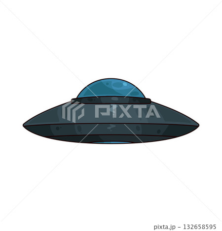 illustration of Flying Saucer 132658595