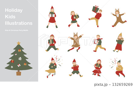 クリスマスの子どもたち 132659269