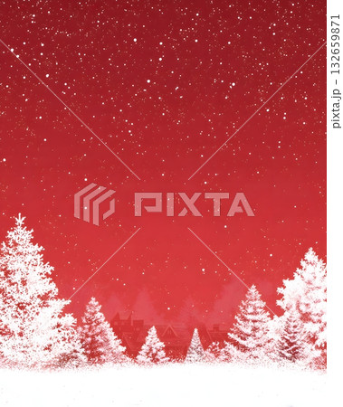 christmas business flyer clean design 132659871