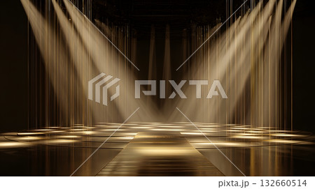 golden stage spotlight shining on 2026 luxury minimal look golden stage spotlight shining on 2026 luxury minimal look 132660514