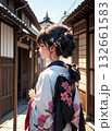 振袖を着た女性 132661583