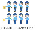 警察官_男女_フラットセット 132664100