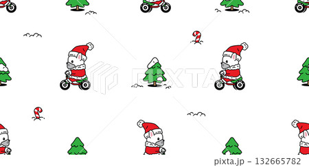 dog pattern seamless french bulldog Christmas Santa Claus hat bicycle vector candy cane snow tree pet cartoon doodle gift wrapping paper tile background repeat wallpaper illustration scarf isolated de dog pattern seamless french bulldog Christmas Santa Claus hat bicycle vector candy cane snow tree pet cartoon doodle gift wrapping paper tile background repeat wallpaper illustration scarf isolated de 132665782