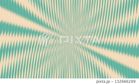 Ribbed glass background with refraction effect. Reeded glass with sunburst. Abstract background 132666289