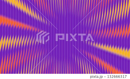 Ribbed glass background with refraction effect. Reeded glass with sunburst. Abstract background 132666317