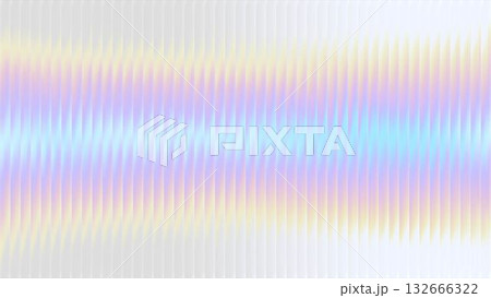 Ribbed glass background with refraction effect. Reeded glass with iridescent gradient. Abstract background Ribbed glass background with refraction effect. Reeded glass with iridescent gradient. Abstract background 132666322