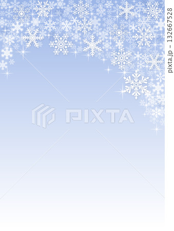 雪の結晶背景素材 132667528