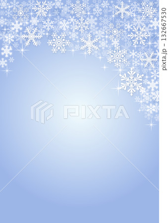 雪の結晶背景素材 132667530