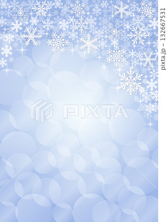 雪の結晶背景素材 雪の結晶背景素材 132667531