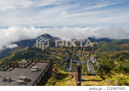 志賀高原の紅葉 132667681