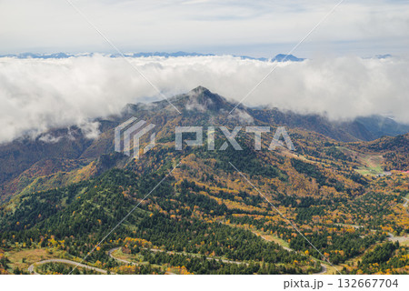 志賀高原の紅葉 志賀高原の紅葉 132667704