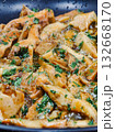 Sauteed Wild Mushrooms with Garlic and Parsley in Olive Oil 132668170