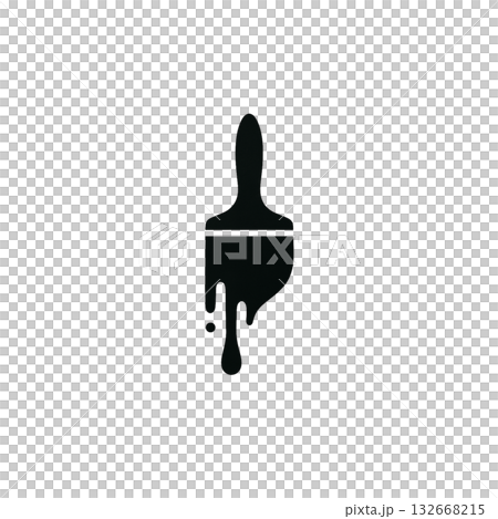 畫筆線條圖標，顏料，材質，無背景，文件創建，黑白，圖形 132668215