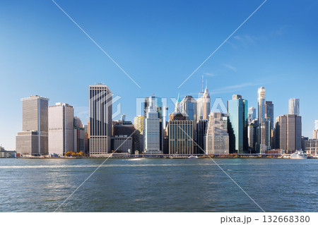 The New York Manhattan skyline 132668380