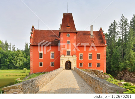 The beautiful Cervena Lhota castle in Bohemia The beautiful Cervena Lhota castle in Bohemia 132670291